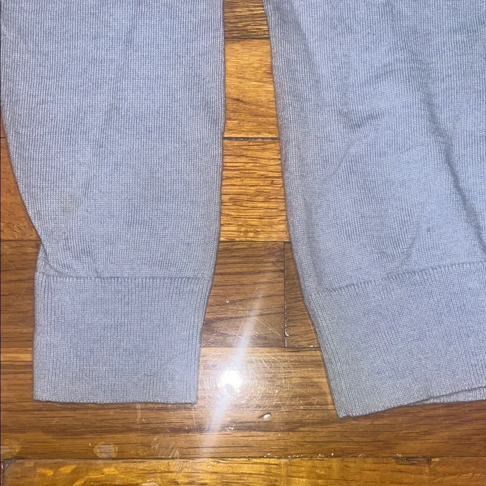 🌴⭐️ Banana Republic Men's Soft Blue Merino Wool Crewneck Sweater - EUC